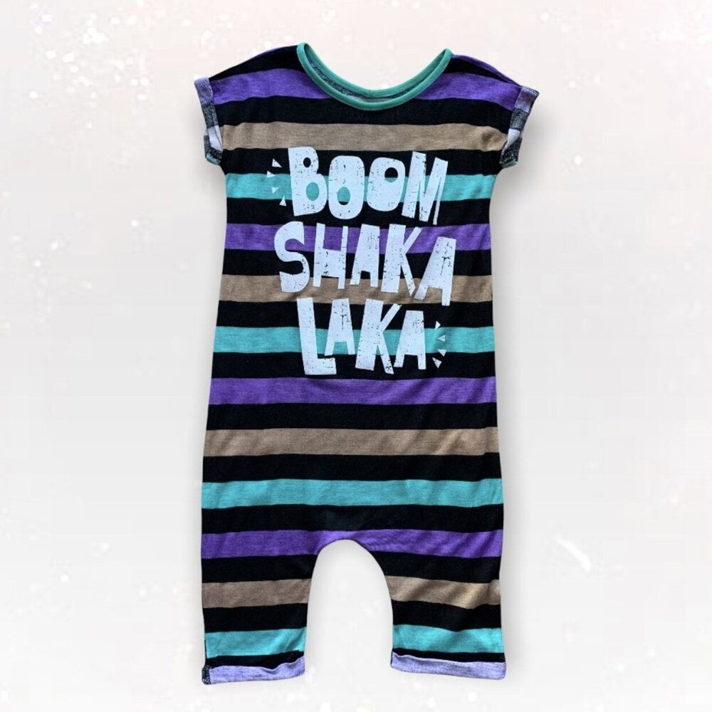Henry + Claire Boom Shaka Laka Romper